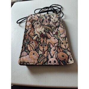 Vintage woven crossbody bag